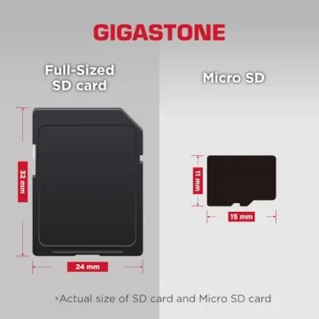 GIGASTONE 128GB High-Speed SD Card for Photographers