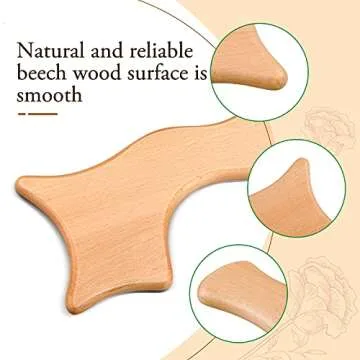 Wooden Gua Sha Tool for Effective Lymphatic Drainage