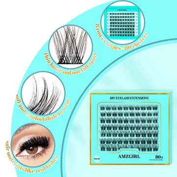 Easy DIY Lash Clusters for Natural Eyelash Extensions