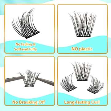 Easy DIY Lash Clusters for Natural Eyelash Extensions