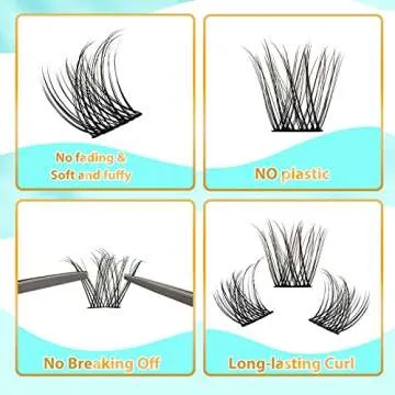 Easy DIY Lash Clusters for Natural Eyelash Extensions