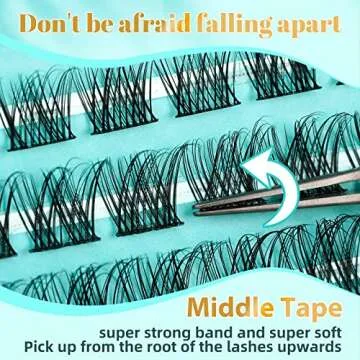 Easy DIY Lash Clusters for Natural Eyelash Extensions