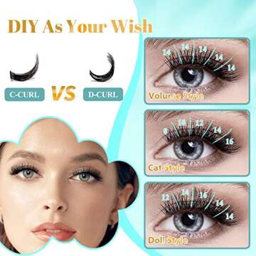 Easy DIY Lash Clusters for Natural Eyelash Extensions