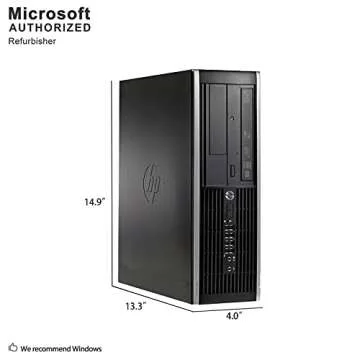 HP Elite Desktop – Intel Core i5, 8GB RAM, 19" Monitor