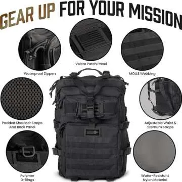 Tacticon 24BattlePack Tactical Backpack for Adventurers