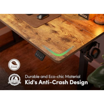 FEZIBO Electric Standing Desk for Home Office | Height Adjustable