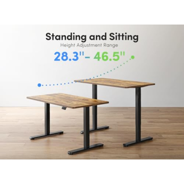 FEZIBO Electric Standing Desk for Home Office | Height Adjustable