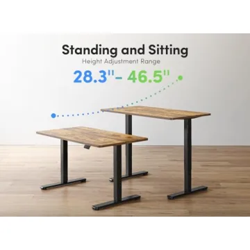 FEZIBO Electric Standing Desk for Home Office | Height Adjustable