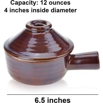 Microwave Cooker for Single-Serve Soups & Dishes