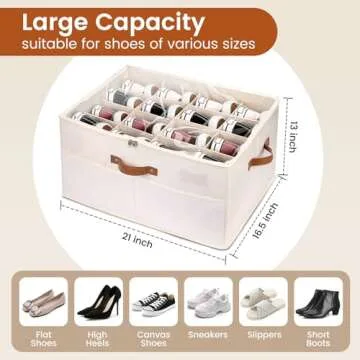 Stylish ateboane Shoe Storage Organizer for Closets