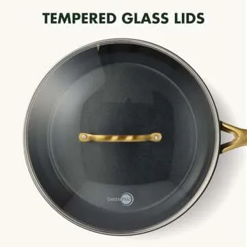 GreenPan Deco 12” Healthy Nonstick Saute Pan - Durable & Stylish