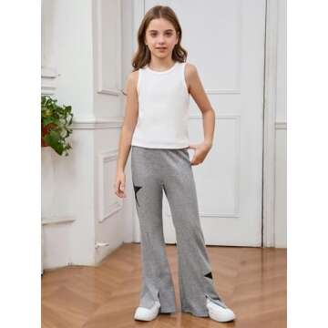 Floerns Girls Long Sleeve Hoodie and Pants Set