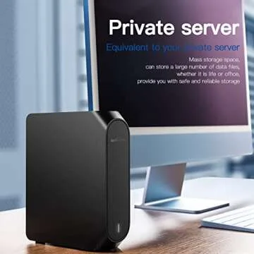 UnionSine 10TB External Hard Drive - Compact & Fast Storage