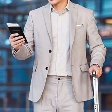 Stylish Passport Holder and Luggage Tag Set for Travel