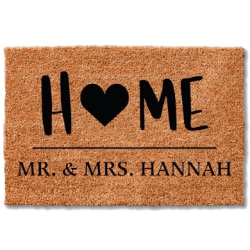 Personalized Family Name Doormat | Unique Housewarming Gift