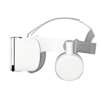 Affordable 3D VR Headset with Bluetooth Headphones for All Smartphones