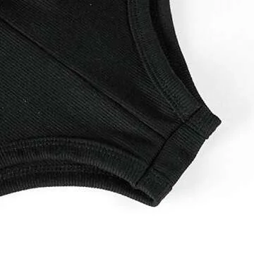 Roselux Women's Sexy Deep V Neck Bodysuit Rompers