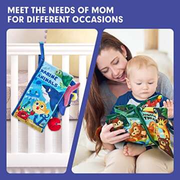 CubicFun Baby Books - Safe Educational Toys for Infants