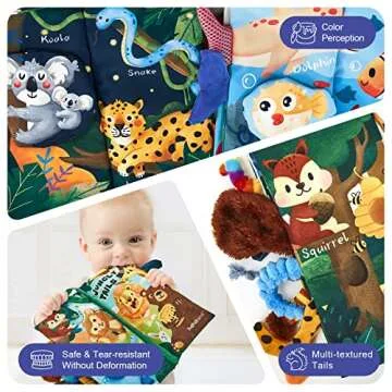 CubicFun Baby Books - Safe Educational Toys for Infants