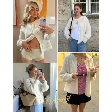 Stylish Wyeysyt Womens Cardigan Sweater for Comfort