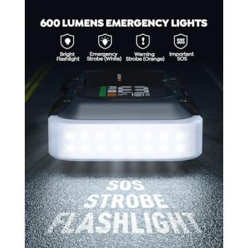 6000A Portable Car Jump Starter & Fast Charging Battery