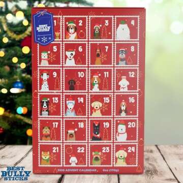 Best Bully Sticks Dog Advent Calendar - 24 Days of Fun