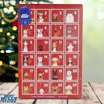 Best Bully Sticks Dog Advent Calendar - 24 Days of Fun