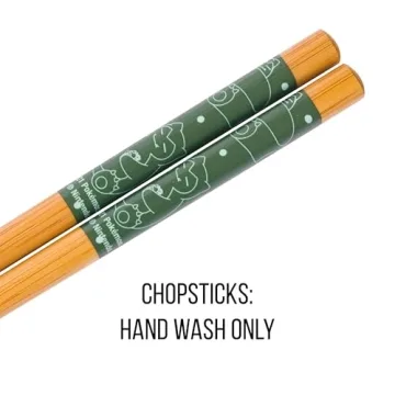 Snorlax Ceramic Ramen Bowl with Chopsticks, 20oz