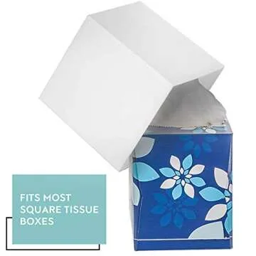 Contemporary Square Tissue Box Set for Stylish Spaces