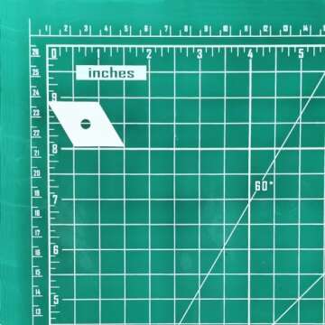 Yosine 300pcs 1 Inch Diamond 60 Degrees Paper Piecing Paper for quilting DIY sewing crafts,6 Point Diamond Paper Piecing Templates