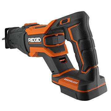 Powerful Cordless 18-Volt Reciprocating Saw with LED Lights