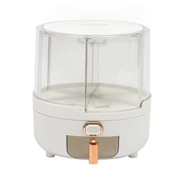 DYNAMI 360° Rotating Grain Dispenser for Easy Storage