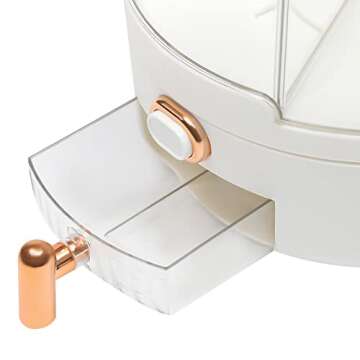 DYNAMI 360° Rotating Grain Dispenser for Easy Storage