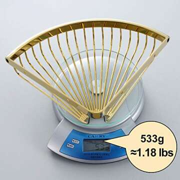 Elegant Brass Shower Corner Shelf Organizer for Bathrooms