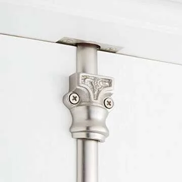 Signature Hardware 436218 Dalston Solid Brass Cremone Bolt for 6' Windows - Antique Brass