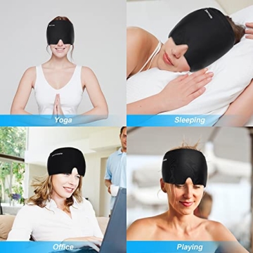 Permade Reusable Ice Pack for Migraines and Pain Relief