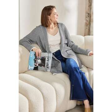 Chic Oversized Knit Cardigan Sweaters for Women