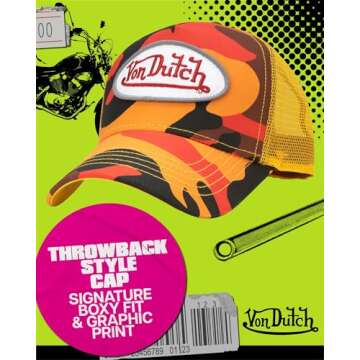 Stylish Von Dutch Monogram Trucker Cap for Everyone