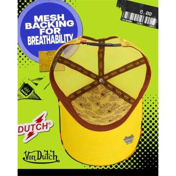 Stylish Von Dutch Monogram Trucker Cap for Everyone