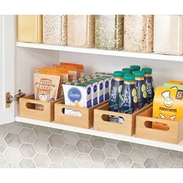 Stylish Bamboo Kitchen Organizer Bins for Any Space