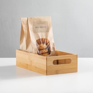 Stylish Bamboo Kitchen Organizer Bins for Any Space