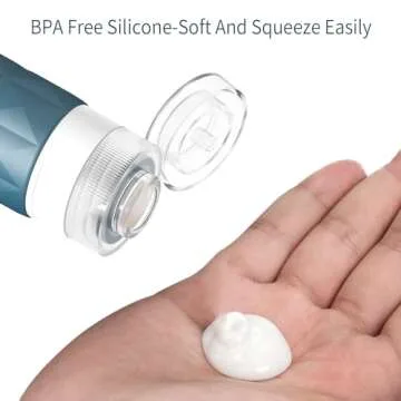 20Pack Travel Bottles Set for Toiletries,Tsa Approved Leak Proof Travel Size Containers Jars,Silicone Squeezable Travel Essentials Accessories for Shampoo Conditioner Lotion(Color-T1)