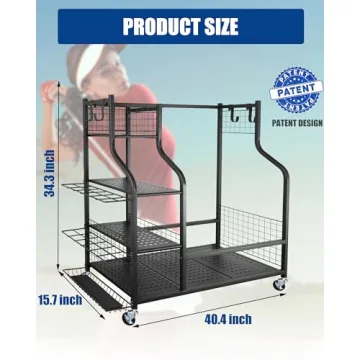 Mythinglogic Golf Storage Organizer for Golf Bags and Clubs