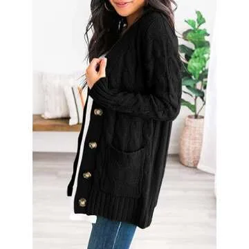 Stylish Women's Open Front Cardigan Sweater for Fall