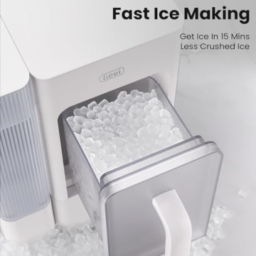 Gevi Adella Nugget Ice Maker - 1 Gallon Tank & 38 lbs