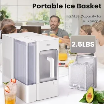 Gevi Adella Nugget Ice Maker - 1 Gallon Tank & 38 lbs