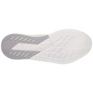 adidas Men's Duramo Speed Sneaker, White/White/Halo Silver, 4