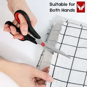 8" Scissors 6-Pack for Home Office Crafting Supplies