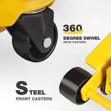 YELLOW JACKET 3.5 Ton Hydraulic Car Jack with Dual Pumps