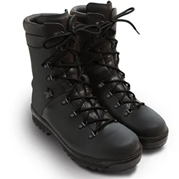 Miscly Round Boot Laces [1 Pair] Heavy Duty and Durable Shoelaces for Boots, Work Boots & Hiking Shoes (Black, 27 inches (69 cm))